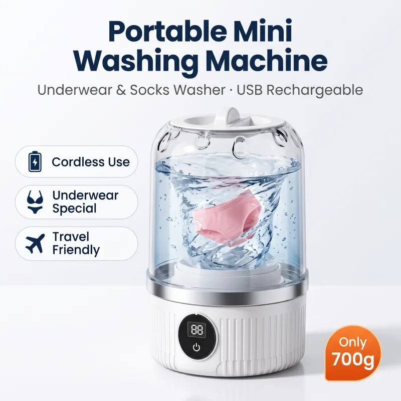 Portable Mini Laundry Cup Washing Machine